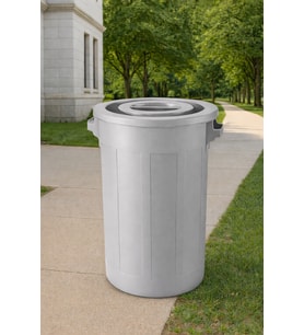 Modern tasarımlı 90 Litre dayanıklı çöp kovası, şık ve kullanışlı