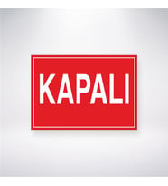 Kapalı 21x28 Arkası Yapışkanlı Levha