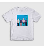 Presmono Unisex Çocuk Beyaz Band Müzik Weezer T-Shirt 506678tt