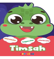 Şekilli Hayvanlar Serisi - Timsah Aktivite Boyama Çıkartma Kitabı