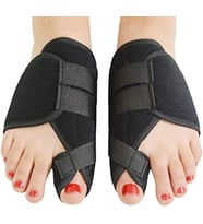 1 Çift Bunyon Halluks Valgus Düzleştirici Ayırıcılar Ayak Başparmağı Bunions Splints Ayak Kadınlar/E