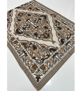 QASHKA Soft Pamuklu Şal Etro Desen LBD0717