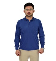 Erkek Mevsimlik Polo Yaka Sweatshirt 6830 BGL-ST04414 (İndigo)