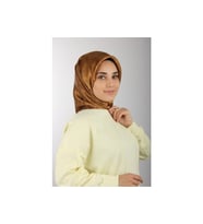 Aker 90x90 Gold Ipek Krep Saten Eşarp 7208701-332