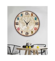bilge Tasarım retro Duvar Saati 40 x 40 CM (Karışık)