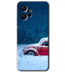 Redmi Note 12 4G Kılıf HD Desen Baskılı Kılıf - Karlı Vosvos