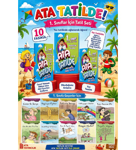 1.Sınıftan 2.Sınıfa Geçenler İçin Ata Tatilde +10 lu Hikaye Seti 2