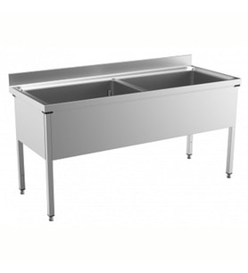 Electrolux Professional Yıkama Tezgahı, 2 Evyeli (600x500x340mm), 1600 Mm SLP216N