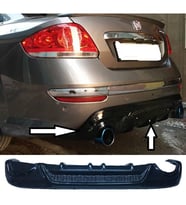 Fiat Linea Difüzör Parlak Siyah Plastik 2013 2014 2015 2016 2017 Arka-difizör-bodykit-ek-makyajlı