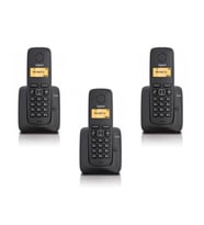 Gigaset 1 Harici 3 Dahili Dect Telsiz Kablosuz Telefon Santrali Siyah