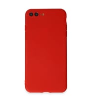 iPhone 7 Plus Kılıf First Silikon - Kırmızı