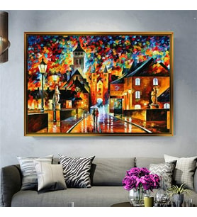 Altın Çerçeveli dekoratif tablo a110 (Gold)