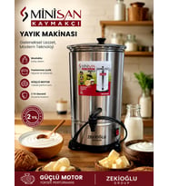 YAYIK MAKİNASI 10 LT MİNİSAN PASLANMAZ ÇELİK GÖVDE Kaymakçı Süt Kaynatma ve Kaymak Yapma Makinesi