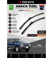 S-Dizayn Jeep Grand Cherokee 1 ZJ Ön Cam Silecek Seti 1991-1999 Premium Araca Özel 50-50 Cm A+ Kalite