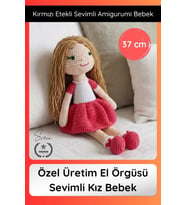 #Amigurumi Özel Üretim El Yapımı Renkli Etekli Amigurumi Bebek El Örgüsü Sevimli Oyuncak Dekoratif