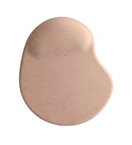 Oval Pudra Pembesi Kum Desen Bilek Destekli Kaymaz Taban Bilgisayar Notebook Mouse Pad- Maus Ped