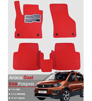 PEUGEOT RİFTER (2018-2025) Uyumlu EVA Paspas Tam Set–Araca Özel,Oto Paspas