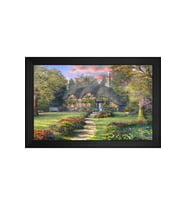 Manzara Temalı Kanvas Tablo 50 x 70 cm Siyah Çerçeve