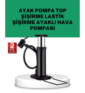 Çok Amaçlı Ayak Pompası Dayanıklı Pratik Ha Pompası
