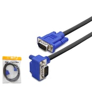 pilelistore Vga Kablo L Tip 1.5 M - Siyah Mavi HN4485