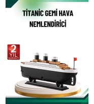Buhar Efektli Titanik Gemi Oda Kokusu Difüzör Led Işıklı Nemlendirici