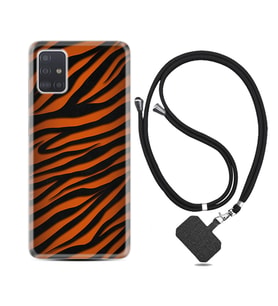 Samsung a71 A72 A73 A7 A9 2018 C7 C9 Kılıf Boyun Askılı Silikon Leopar Yeni 1676