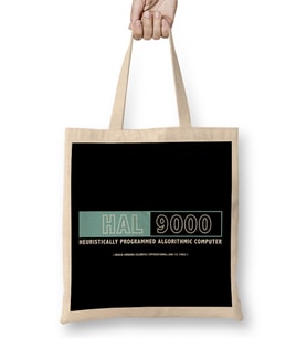 2001 A Space Odyssey Hal Computer Logo Bez Çanta Uzun Saplı