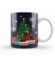 Rowlf The Dog Around The Christmas Tree Muppets Kupa Bardak Porselen