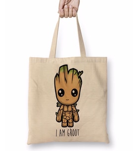 I Am Groot Bez Çanta Uzun Saplı