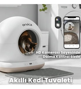 HD Kameralı Akıllı Kedi Tuvaleti