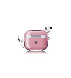 Apple Airpods 3. Nesil Uyumlu Kılıf Zore Shockproof Silikon (Pembe)