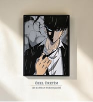 Solo Leveling Sung Jin-Woo 3D Tablo 15x20 cm