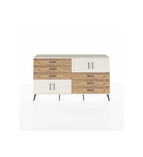 Arges Konsol 2 Raflı 6 Çekmeceli 4 Kapaklı 176x30x99 Aytaşı-Aytaşı/Çam