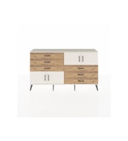 Arges Konsol 2 Raflı 6 Çekmeceli 4 Kapaklı 176x30x99 Aytaşı-Aytaşı/Çam
