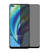 Microsonic Oppo Reno 4 Lite Privacy 5D Gizlilik Filtreli Cam Ekran Koruyucu Siyah