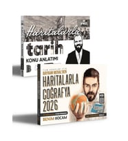 2026 Haritalarla Tarih - Haritalarla Coğrafya Konu Anlatımı Seti Benim Hocam Yayınları
