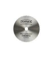 Tomax Ağaç Daire Testeresi (Elmassız) 180x1,5 Diş 70z