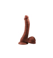 24 cm Realistik Vantuzlu Melez Dildo Penis