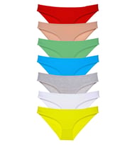 Mulvxbrf Brf02 7 Adet Süper Eko Set Likralı Kadın Slip Külot  (Mulvix)