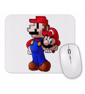 Mario Pixel Mouse Pad