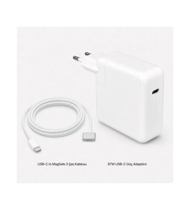 Apple MacBook Air 15 inç M4 (2025) 87W USB-C Magsafe 3 Güç Adaptörü