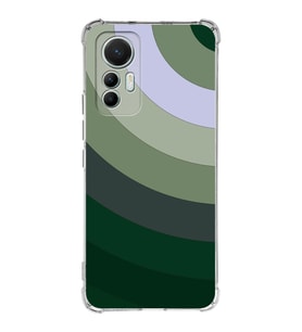 Xiaomi Mi 12 Lite Uyumlu Köşe Korumalı Antişok Kapak Renk Cümbüşü Tasarımlı Şeffaf Silikon Kılıf