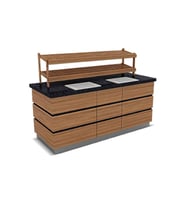 Empero KPD.ESU.02 Kapadokya Ekmek Servis Ünitesi 120x90x90 cm
