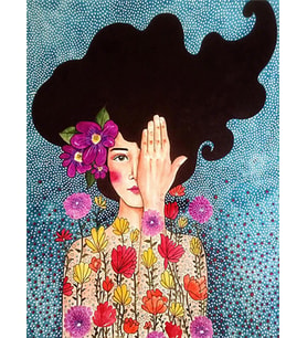 Utangaç Güzel Sayılarla Boyama Seti 50x65 cm (Tuvale Gerili)