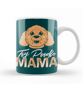 Toy Poodle Mama Kupa Bardak Porselen
