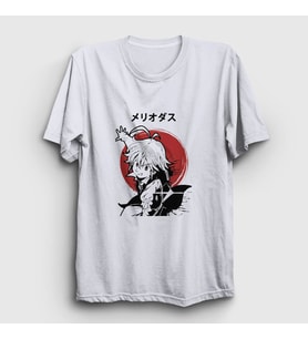 Presmono Unisex Beyaz Meliodas Anime The Seven Deadly Sins T-Shirt 317957tt