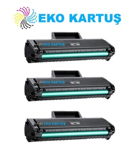 Eko Kartuş Samsung Xpress SL-M2071FH (111) 3’lü Avantajlı Ekonomik Muadil Toner, (Siyah)
