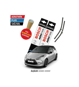 Citroen DS3 Silecek Takımı (2010-2014) Bosch Aerotwin Plus