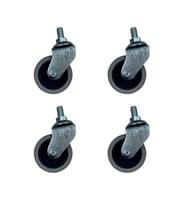 Furç Vidalı Bilyalı Teker - 20x50 - Gri HKS178 - 4 Adet