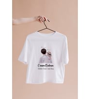 Babalar Günü Tasarımlı Tişört Kişiye Özel ( Unisex - Büyük - Çocuk )